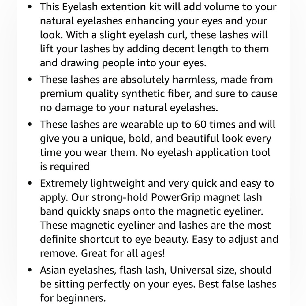 Glamnetic Magnetic Lash Extensions -3 styles! - Picture 10 of 10